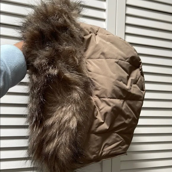 MICHAEL Michael Kors Tan Quilted Ski & Snow Jacket NWOT - Picture 6 of 11